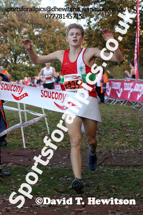 Mens under-17s National Cross Country Relays. Photo: David T. Hewitson/Sports for All Pics